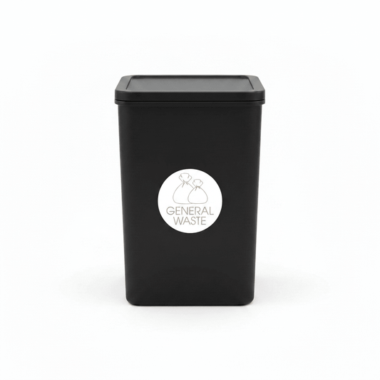 General Waste Fawn Circle Bin Sticker - New Signs