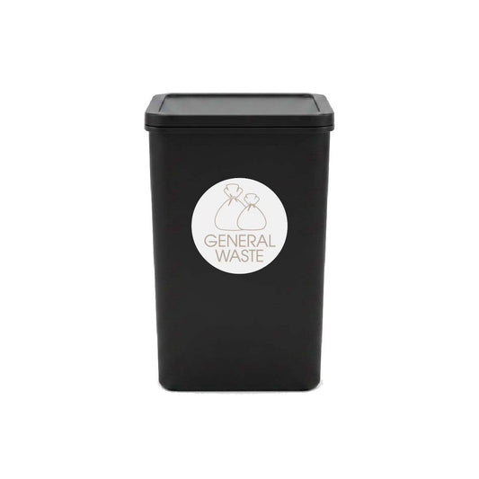 General Waste Fawn Circle Bin Sticker - New Signs