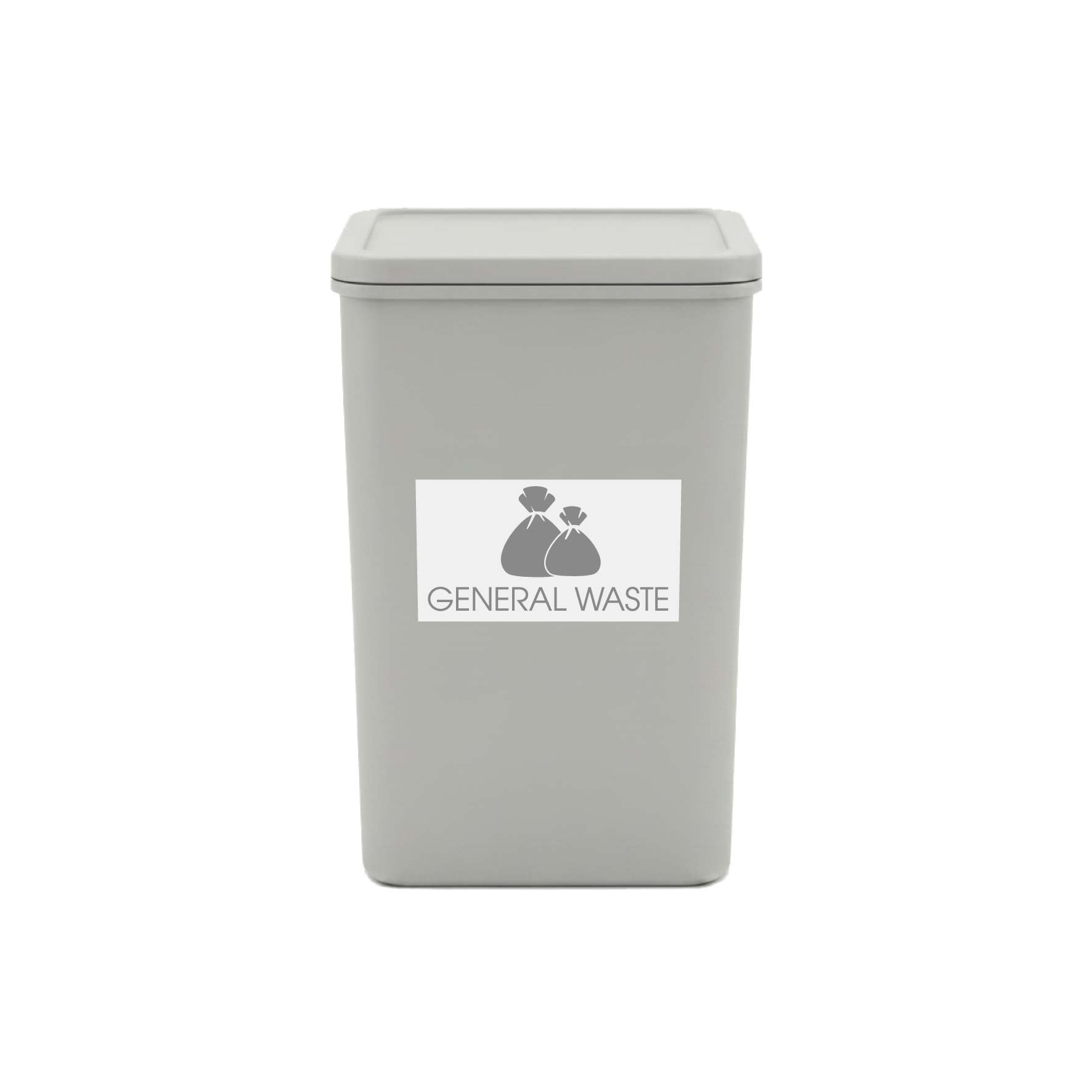 General Waste Grey Bin Sticker - New Signs