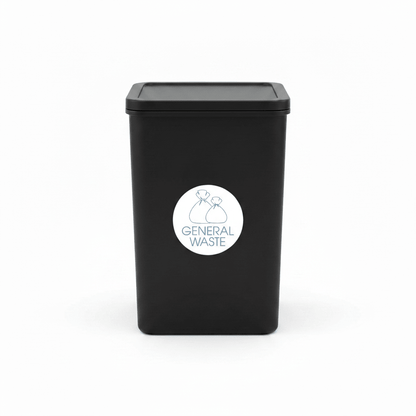 General Waste Ocean Circle Bin Sticker - New Signs