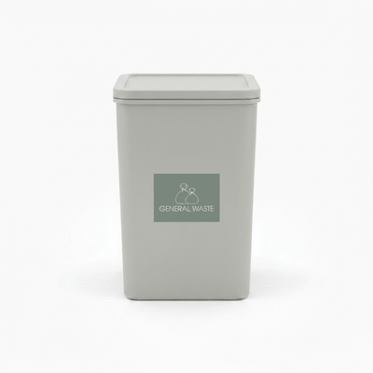 General Waste Sage Background Bin Sticker - New Signs