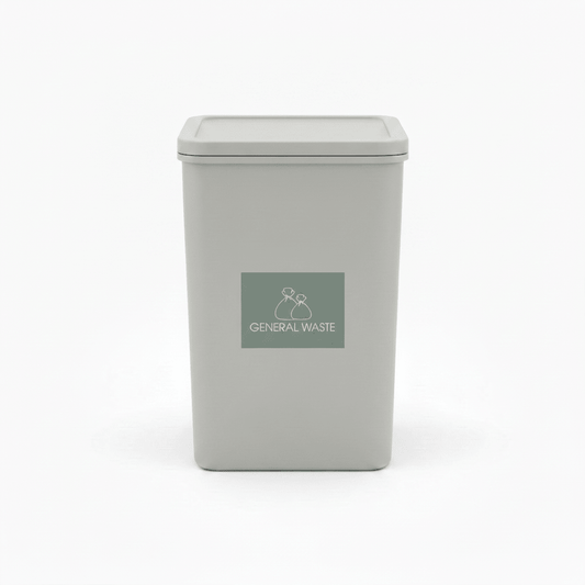 General Waste Sage Background Bin Sticker - New Signs