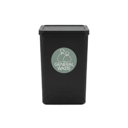 General Waste Sage Background Circle Bin Sticker - New Signs