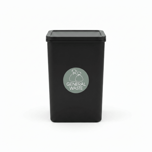General Waste Sage Background Circle Bin Sticker - New Signs