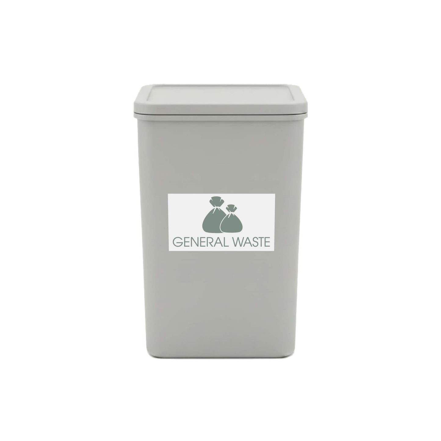General Waste Sage Bin Sticker - New Signs