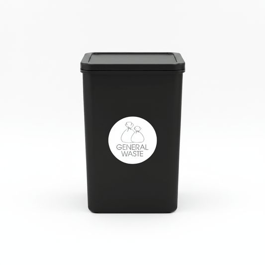 General Waste Sage Circle Bin Sticker - New Signs