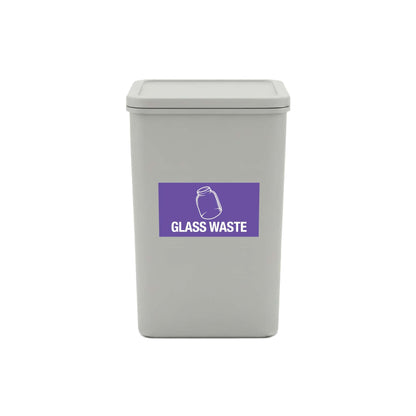 Glass Waste Bin Sticker - New Signs