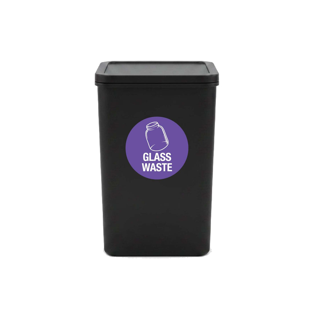 Glass Waste Circle Bin Sticker – New Signs