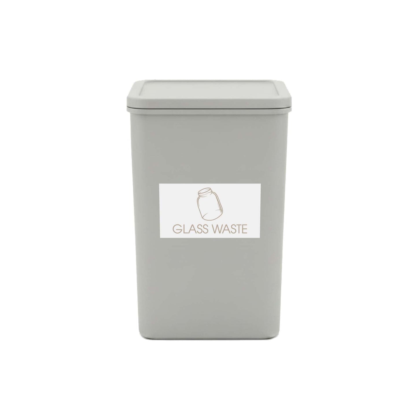 Glass Waste Fawn Bin Sticker - New Signs