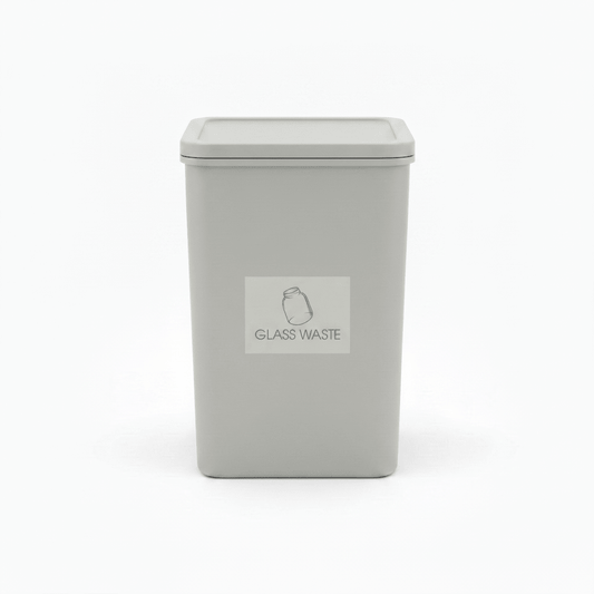 Glass Waste Grey Bin Sticker - New Signs