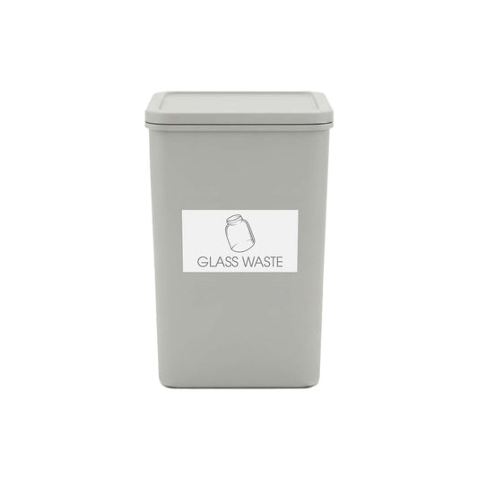 Glass Waste Grey Bin Sticker - New Signs