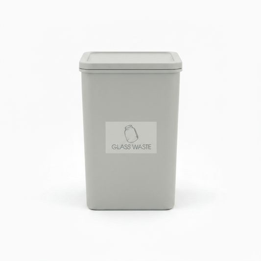 Glass Waste Ocean Bin Sticker - New Signs