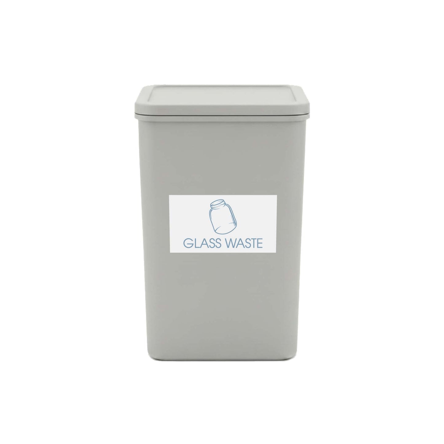 Glass Waste Ocean Bin Sticker - New Signs