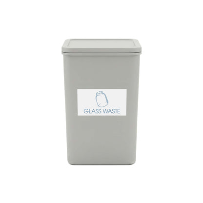 Glass Waste Ocean Bin Sticker - New Signs