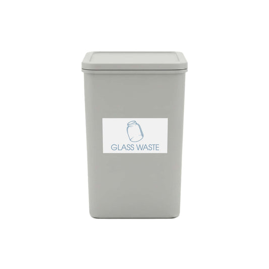 Glass Waste Ocean Bin Sticker - New Signs