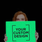 Glow In The Dark Custom Corflute 300mm x 400mm - New Signs