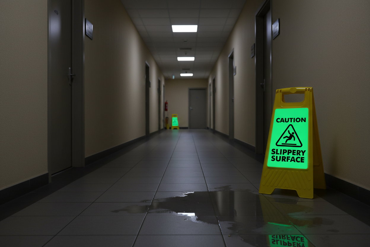 Glow In The Dark Yellow A-Frame - Brighter Version