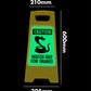 Glow In The Dark - Yellow A - Frame - Caution Watch Out For Snakes - New Signs