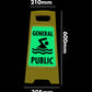 Glow In The Dark - Yellow A - Frame - General Public - New Signs