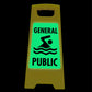 Glow In The Dark - Yellow A - Frame - General Public - New Signs