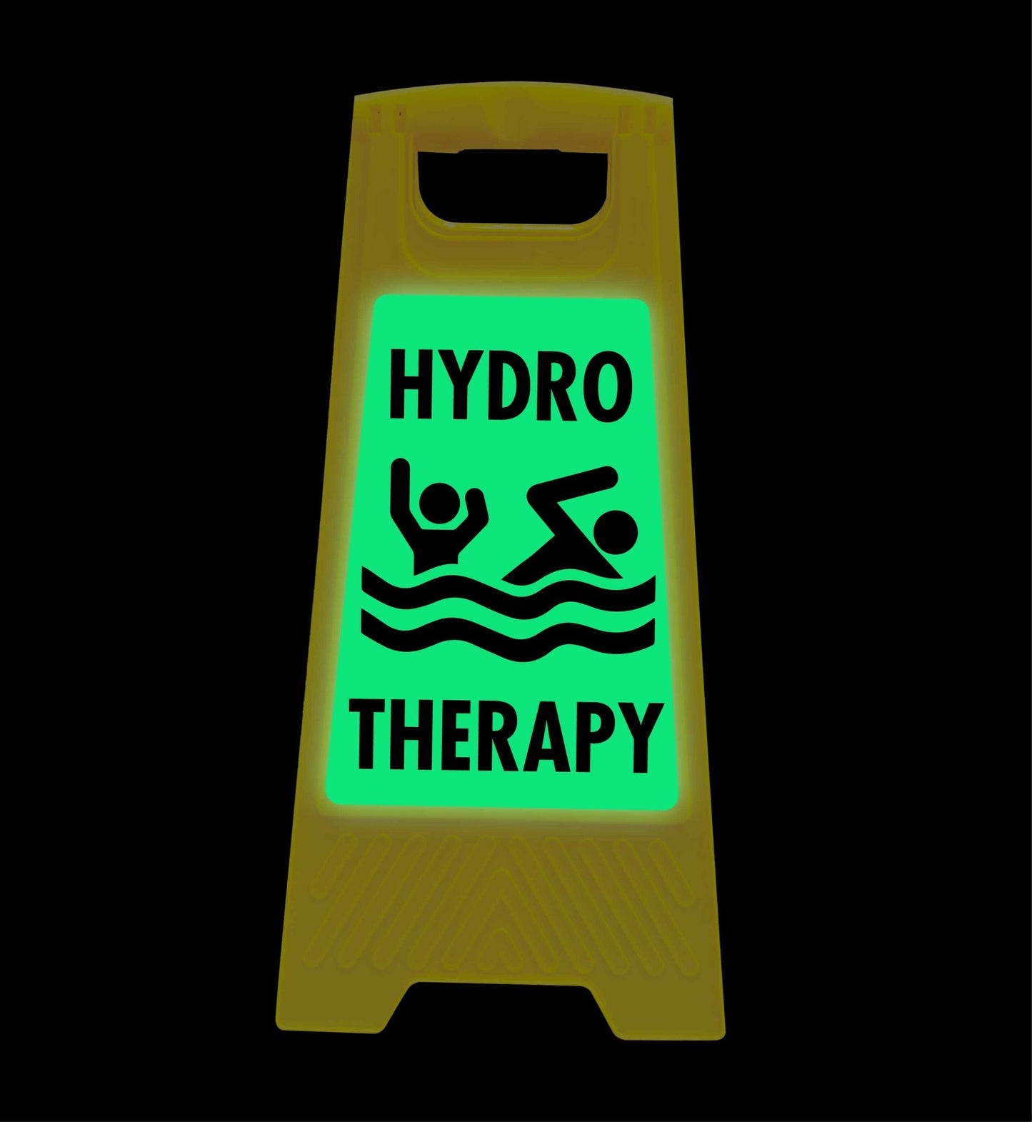 Glow In The Dark - Yellow A - Frame - Hydro Therapy - New Signs