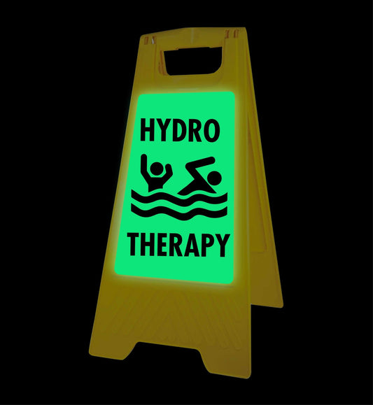Glow In The Dark - Yellow A - Frame - Hydro Therapy - New Signs
