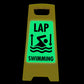 Glow In The Dark - Yellow A - Frame - Lap Swimming - New Signs