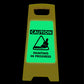 Glow In The Dark - Yellow A - Frame - Painting In Progress - New Signs