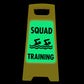 Glow In The Dark - Yellow A - Frame - Squad Training - New Signs