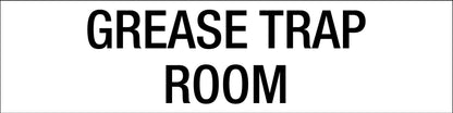 Grease Trap Room - Statutory Sign - New Signs