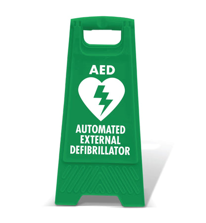 Green A - Frame - Automated External Defibrillator - New Signs