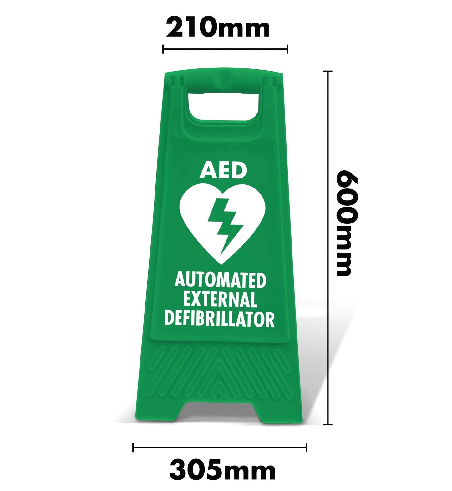 Green A - Frame - Automated External Defibrillator - New Signs