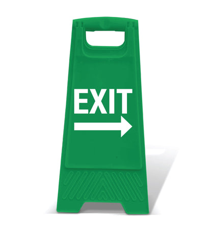 Green A - Frame - Exit Arrow Right - New Signs