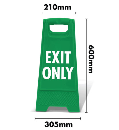 Green A - Frame - Exit Only - New Signs