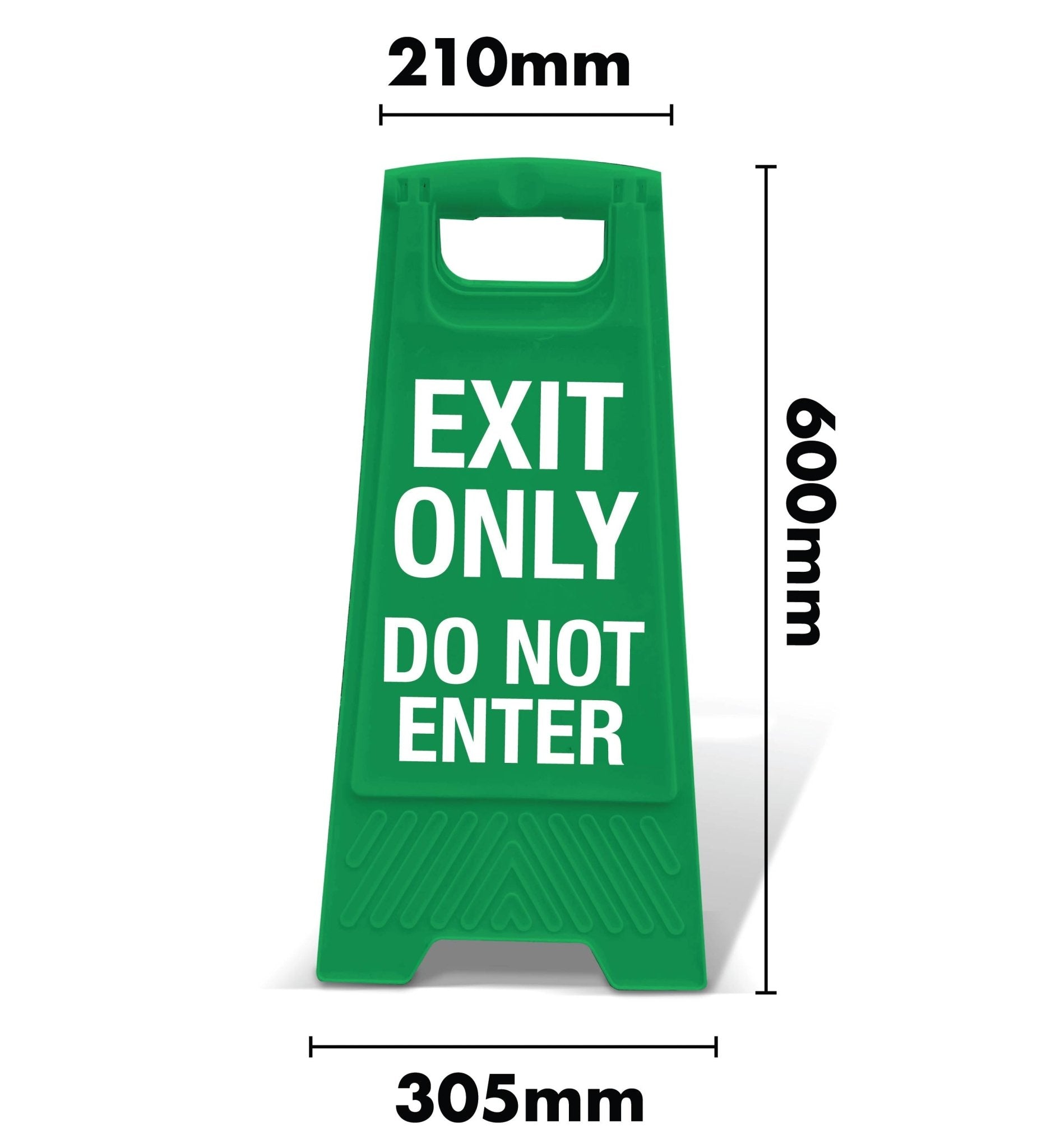 Green A - Frame - Exit Only Do Not Enter - New Signs