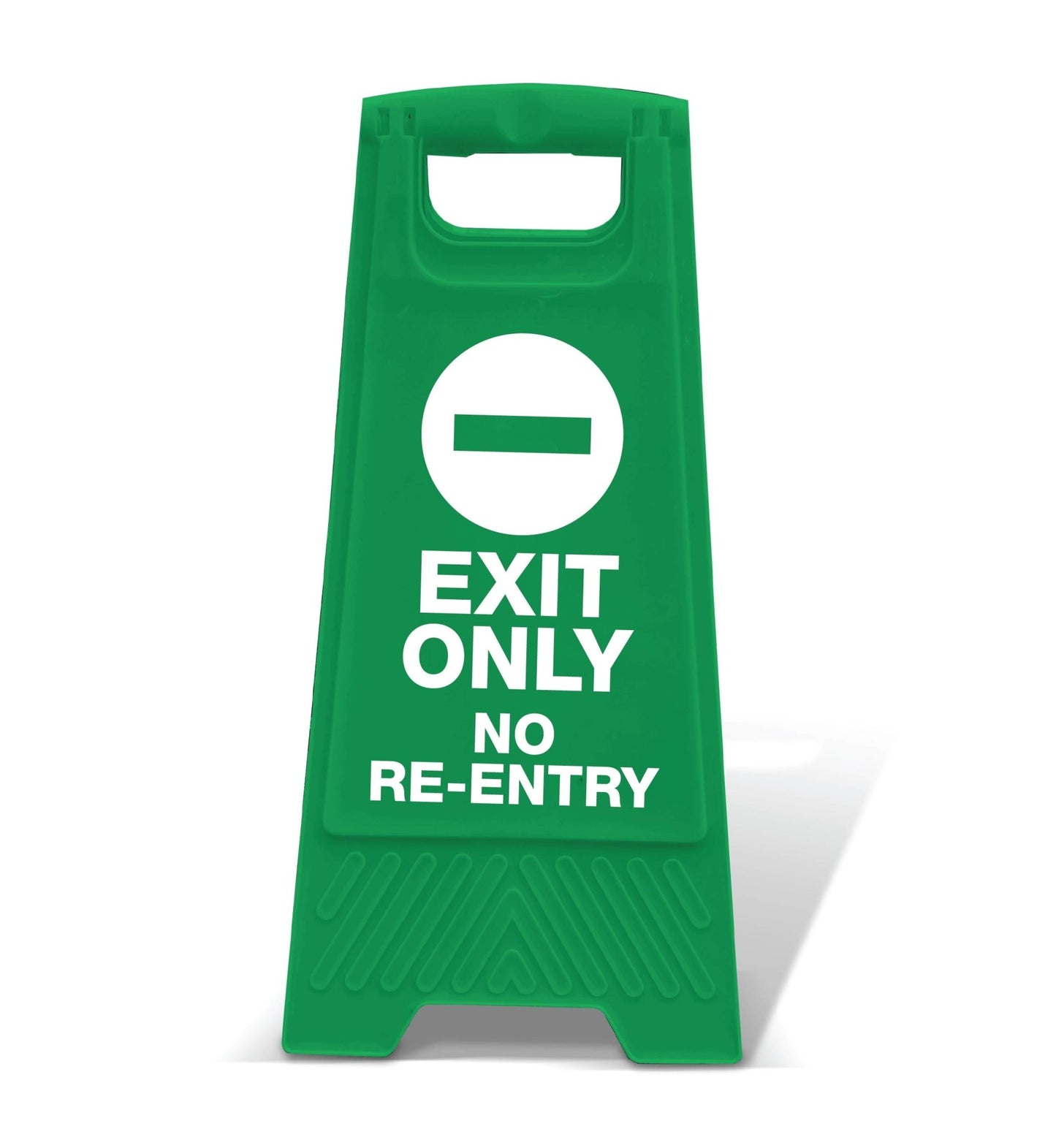 Green A - Frame - Exit Only No Re - Entry - New Signs