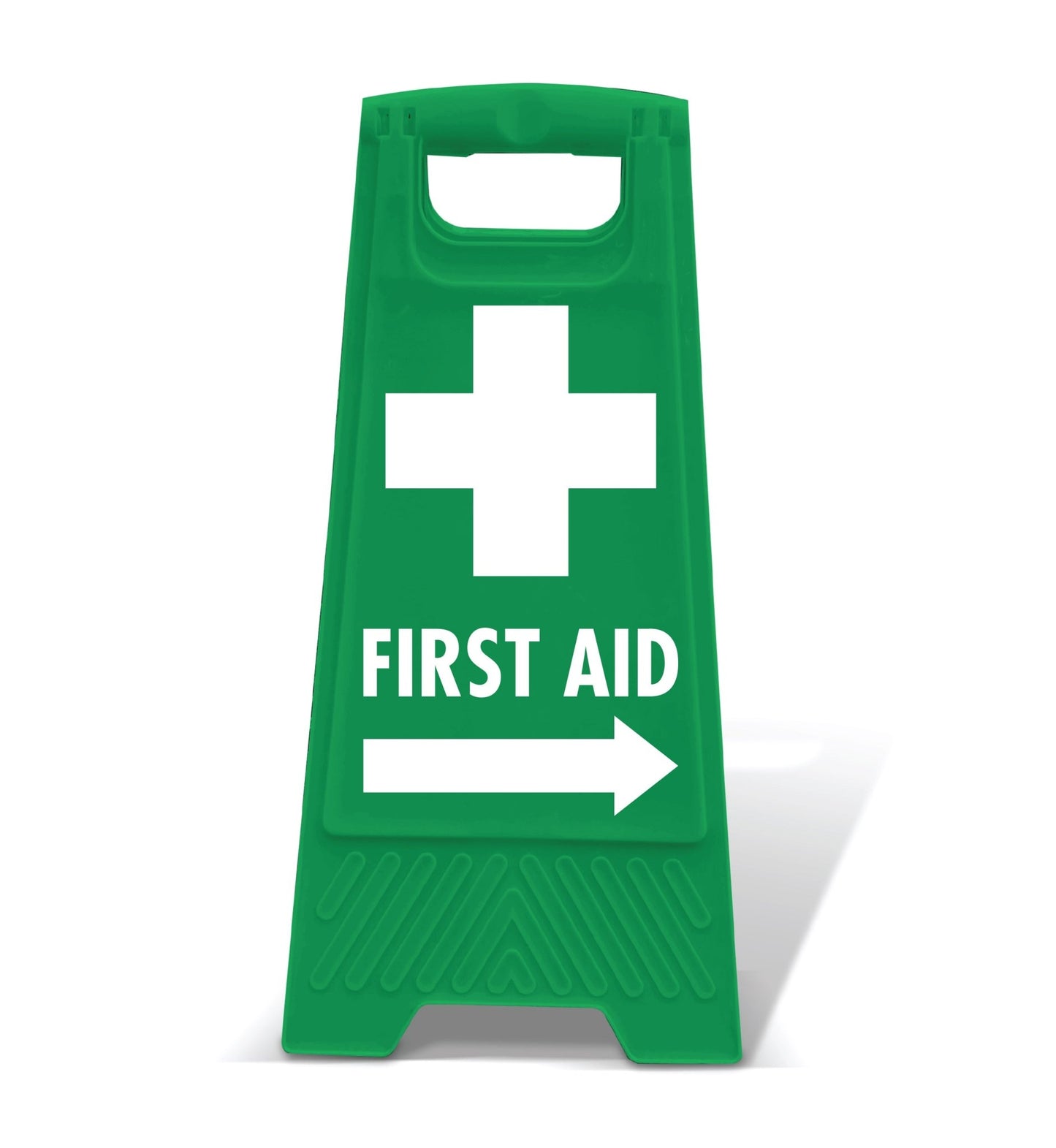 Green A - Frame - First Aid Arrow Right - New Signs