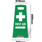 Green A - Frame - First Aid Arrow Right - New Signs