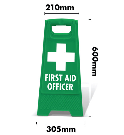 Green A - Frame - First Aid Officer - New Signs