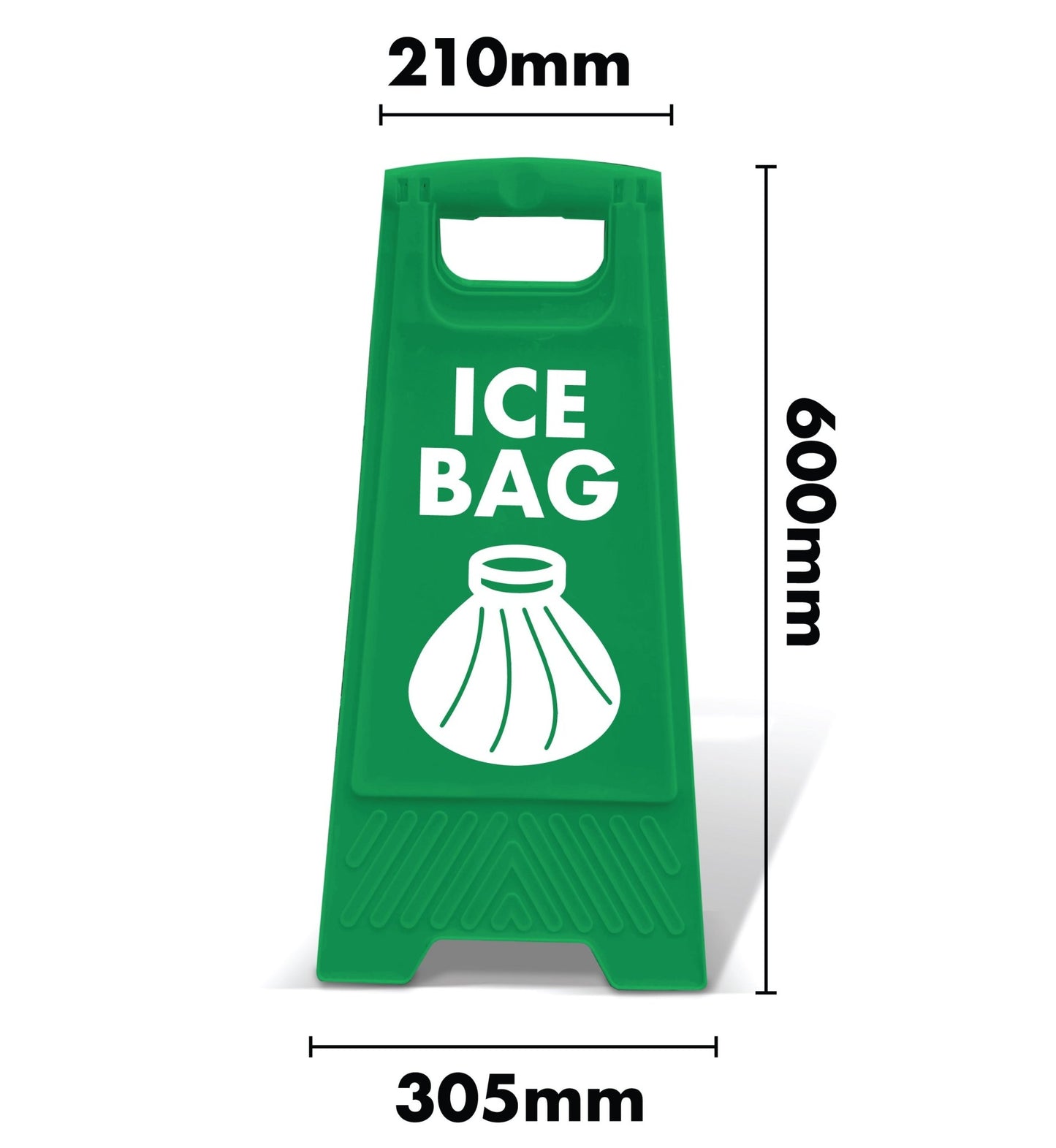 Green A - Frame - Ice Bag - New Signs
