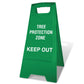 Green A - Frame - Tree Protection Zone Keep Out - New Signs