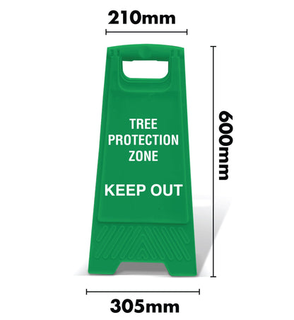 Green A - Frame - Tree Protection Zone Keep Out - New Signs