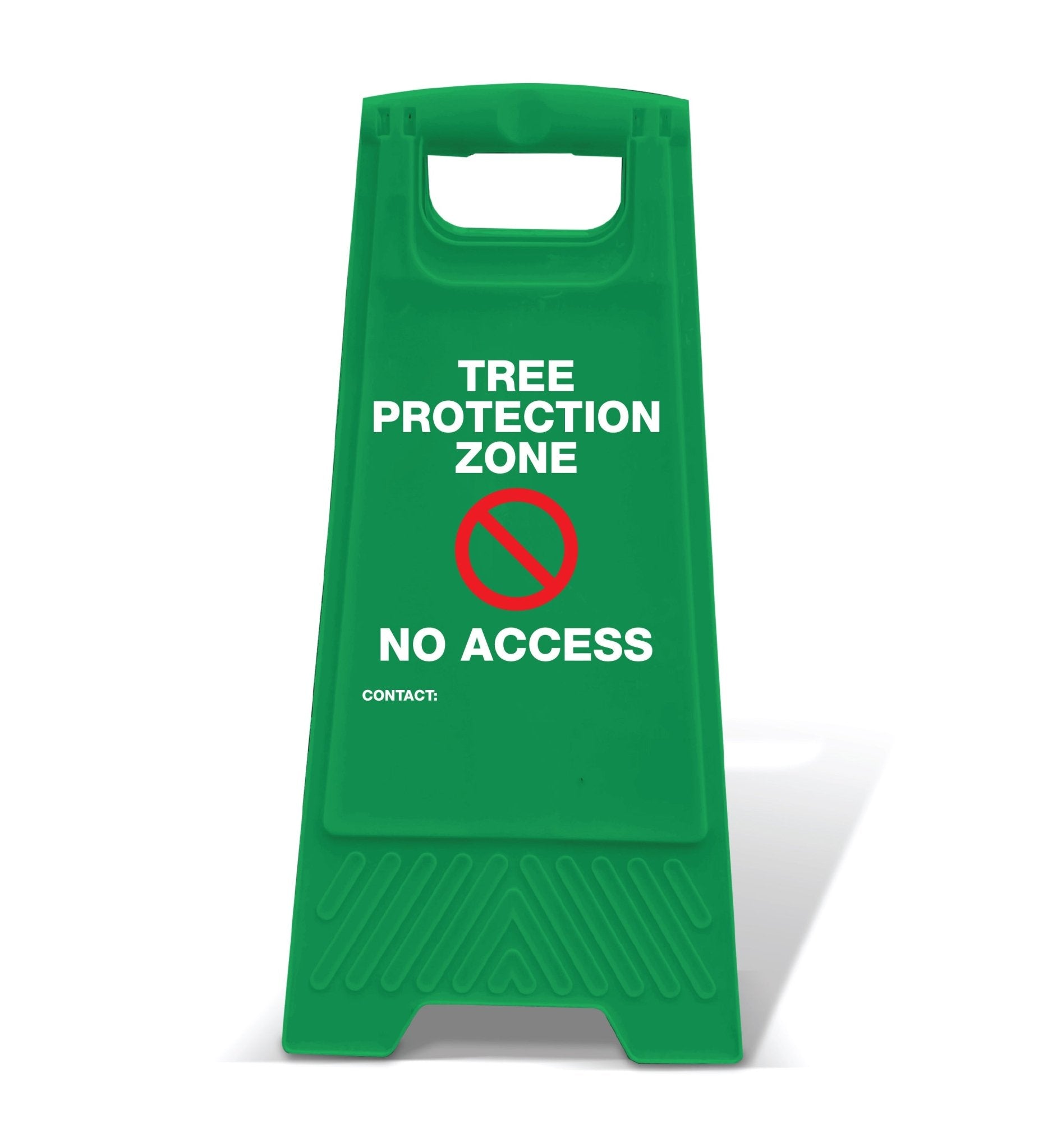 Green A - Frame - Tree Protection Zone No Access Custom - New Signs