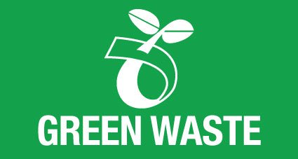 Green Waste Bin Sticker - New Signs