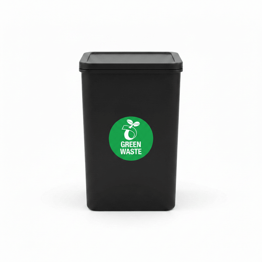 Green Waste Circle Bin Sticker - New Signs