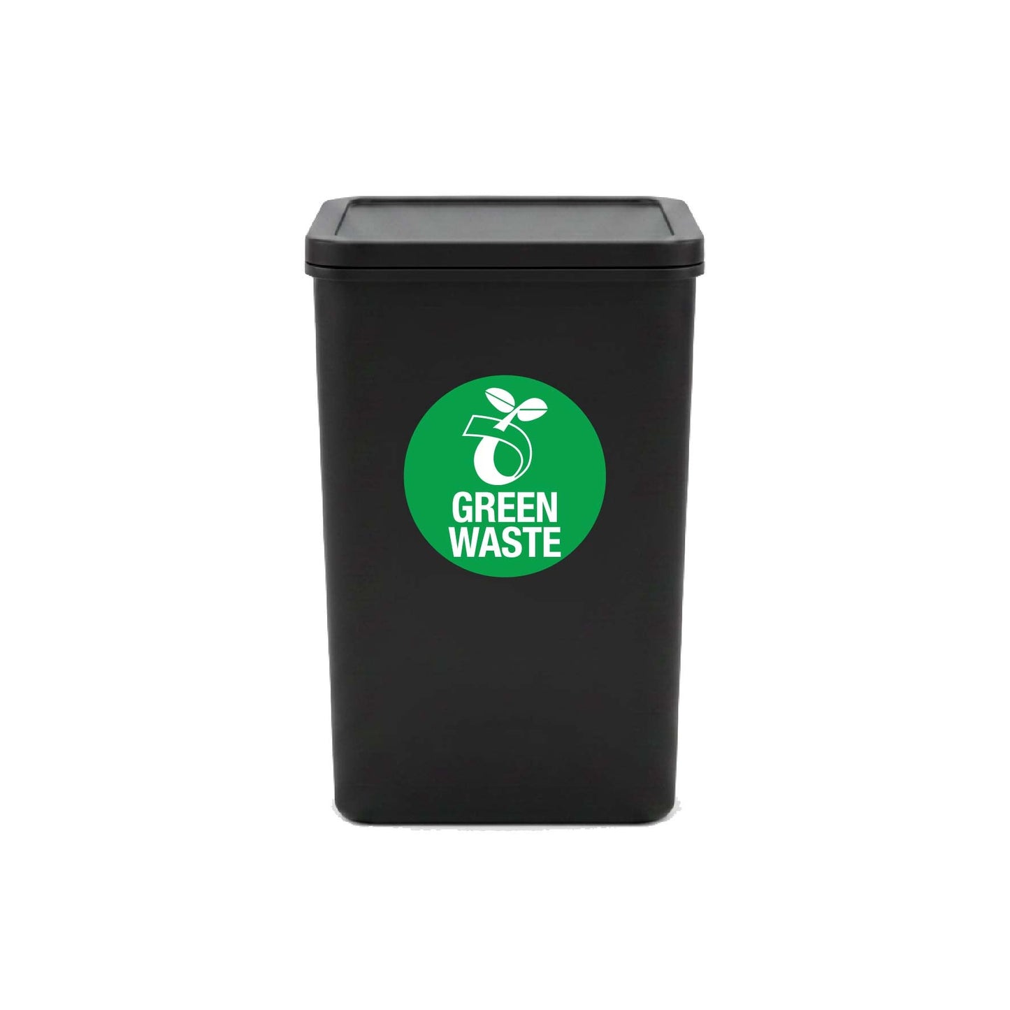 Green Waste Circle Bin Sticker - New Signs
