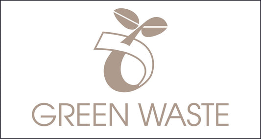 Green Waste Fawn Bin Sticker - New Signs
