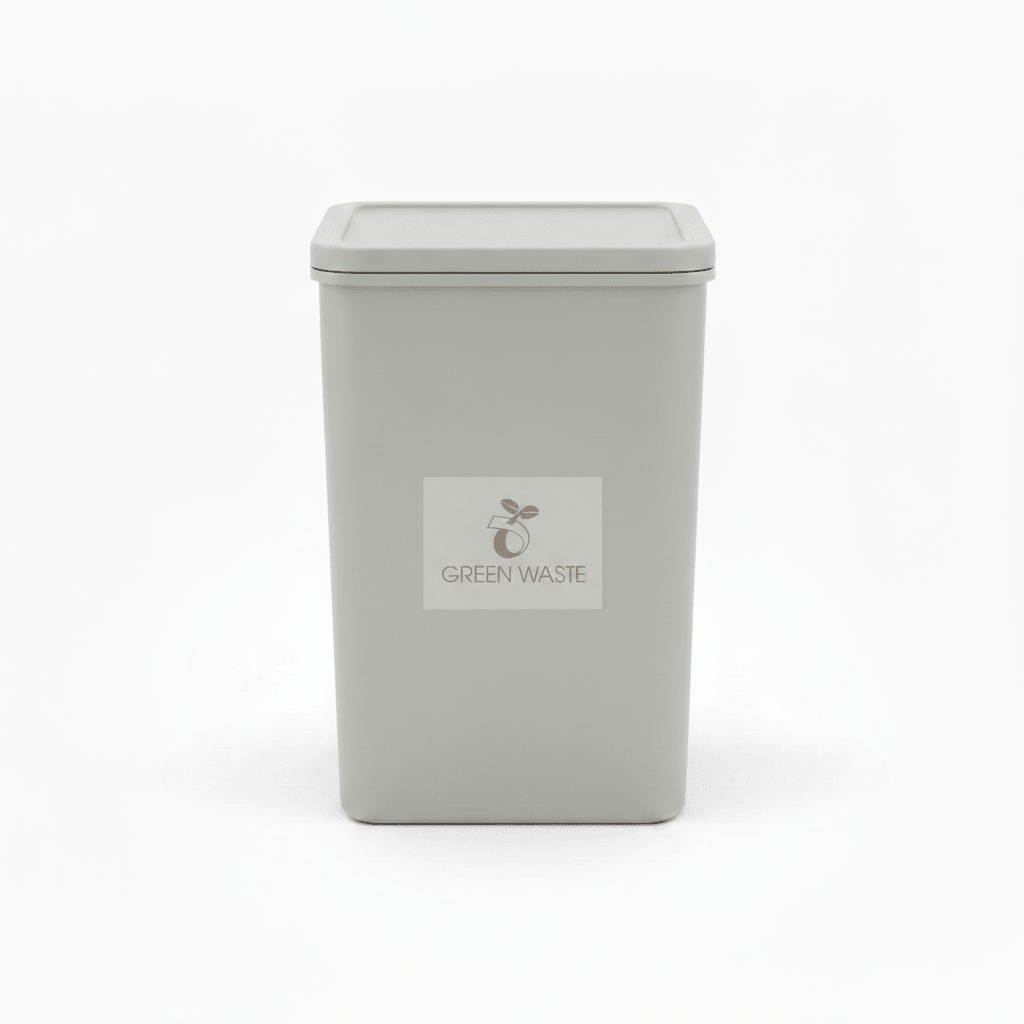 Green Waste Fawn Bin Sticker - New Signs