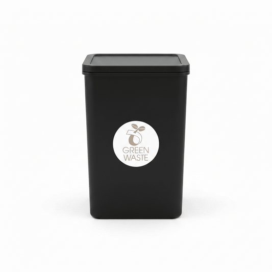 Green Waste Fawn Circle Bin Sticker - New Signs