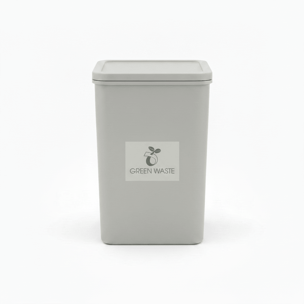 Green Waste Grey Bin Sticker - New Signs